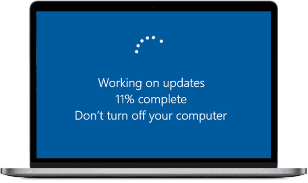Windows Update in progress