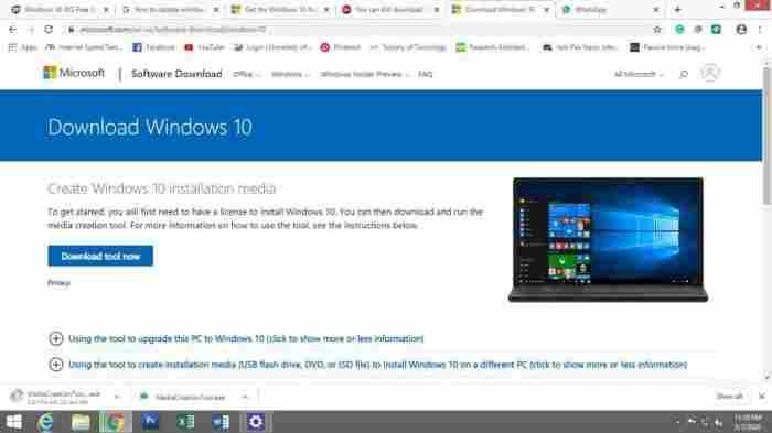 Windows 10 Official ISO Legal Method 1