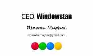 Rizwan Mughal @ Windowstan