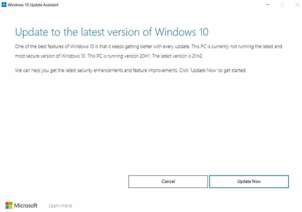 update Windows 10 to latest version in a single update