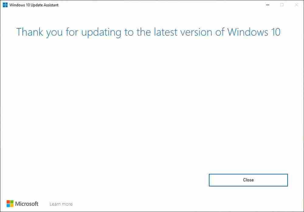 Windows 10 latest version up to date