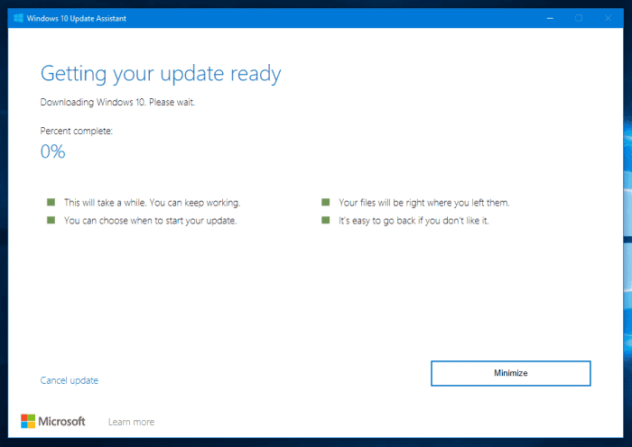 windows 10 update assistant slow download