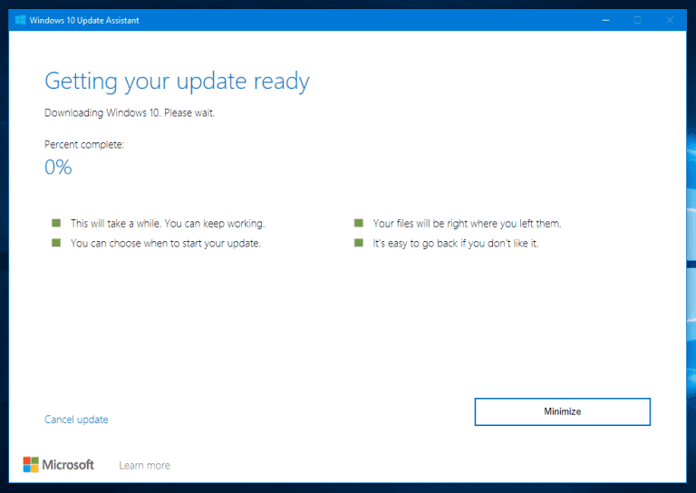 download windows 10 upgrade assistant