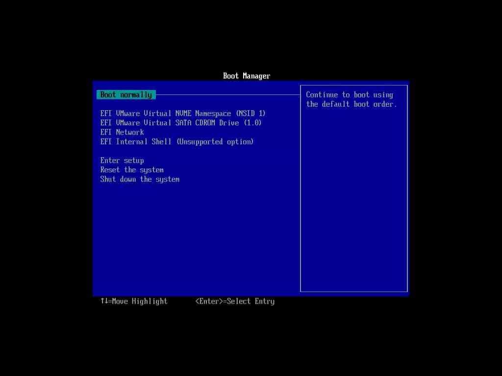 Install Windows 10 PC boot manager