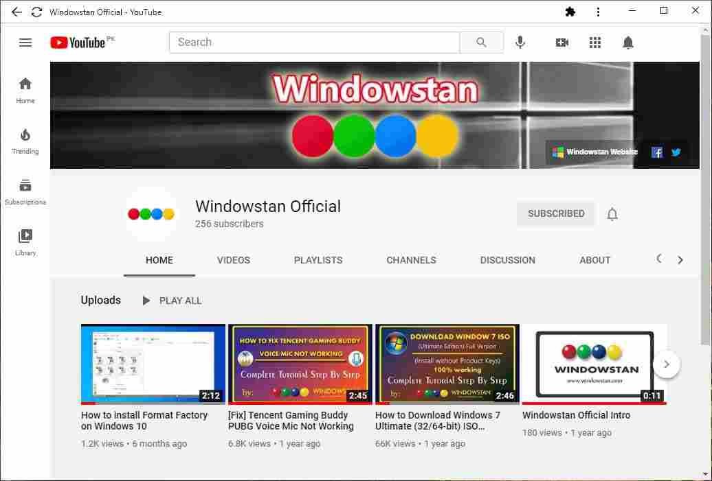 YouTube PWA for Windows 10, Everything we know - Windowstan