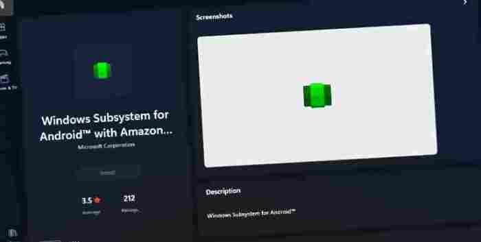 Windows Subsystem for Android update