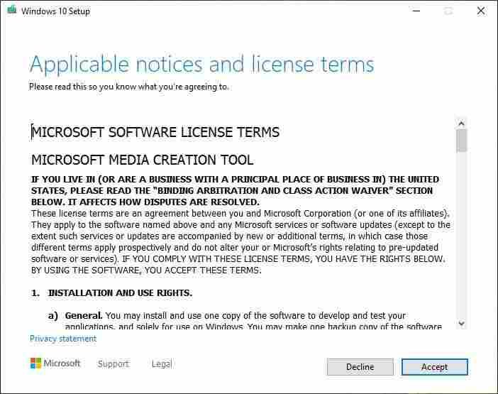 MCT License Agreement EULA