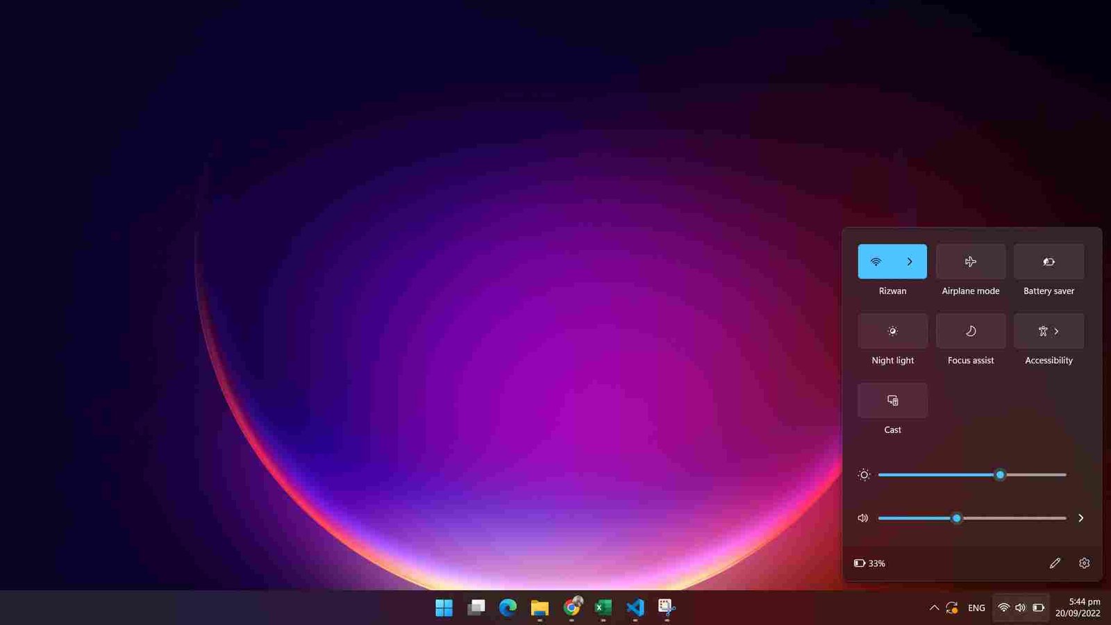 Windows 11 screenshot - Battery status