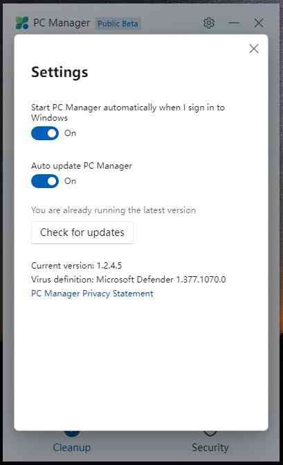 PC Manager 3.8.2.0 instal the new version for windows