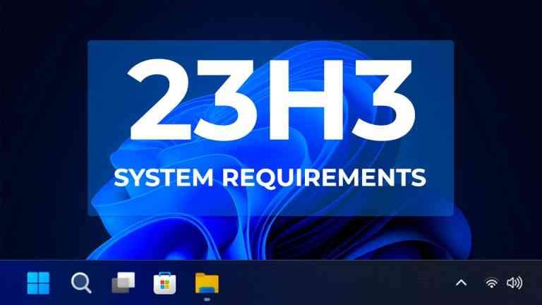 Windows 11 23H2 System Requirements