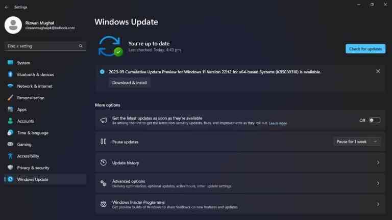 Windows 11 KB5030310 23H2