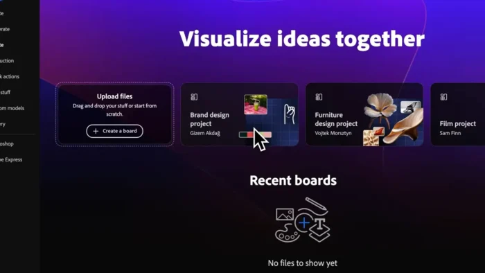 Access Firefly boards from Premiere Pro desktop app