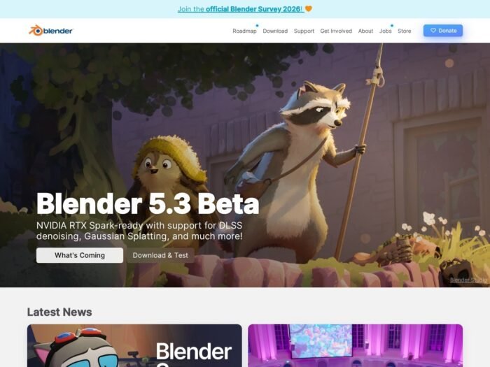 Blender official website
