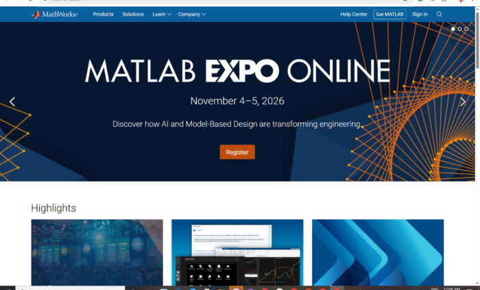 MATLAB official website
