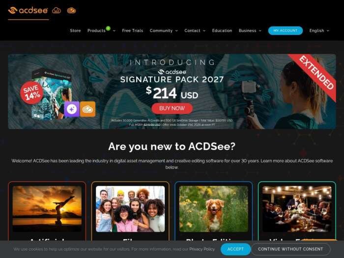 ACDSee Photo Studio official website