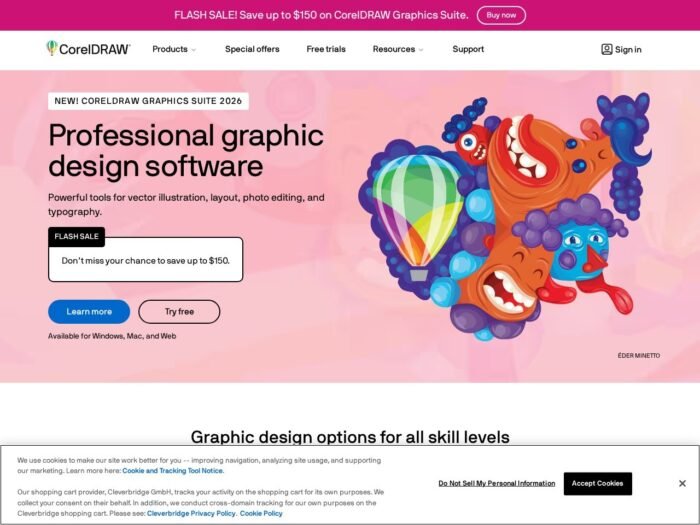 CorelDRAW Technical Suite official website