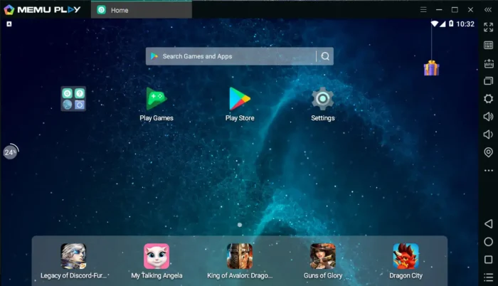 MEmu Android Emulator UI